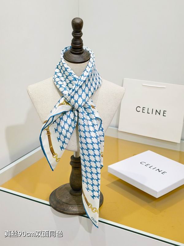Celine silk scarf hm05